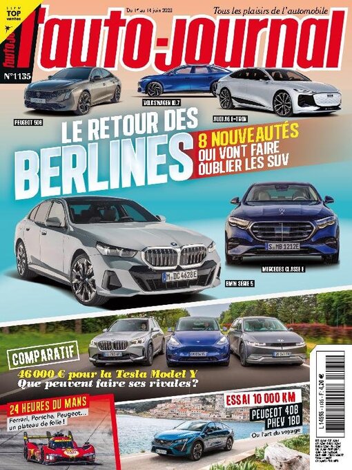 Détails du titre pour L'auto Journal par Editions Reworld Springer - Disponible